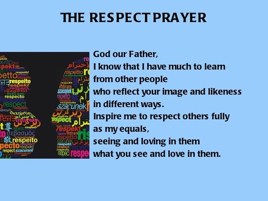 respect prayer